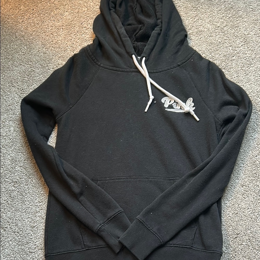 Victoria's Secret Black Graphic Sweater